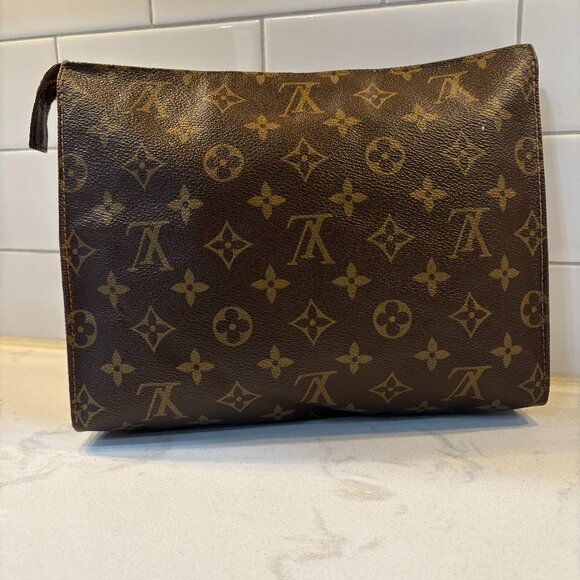 RARE Louis Vuitton Vintage Monogram Toiletry French Company 26 Bag Clutch 1980's - Picture 1 of 13